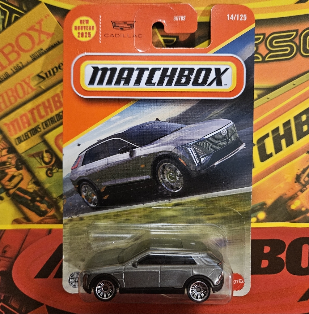 Matchbox Silver Cadillac Lyriq SUV Die-Cast Car